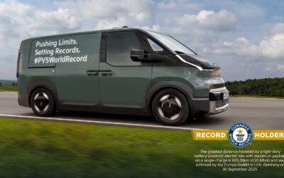 Kia PV5 Cargo sætter verdensrekord
