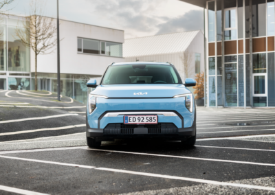 Kia EV3 Long Range i frost blue front