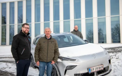 Jørgen Hansen Biler leverer 20 MGS5 EV elbiler til Tønder Kommune