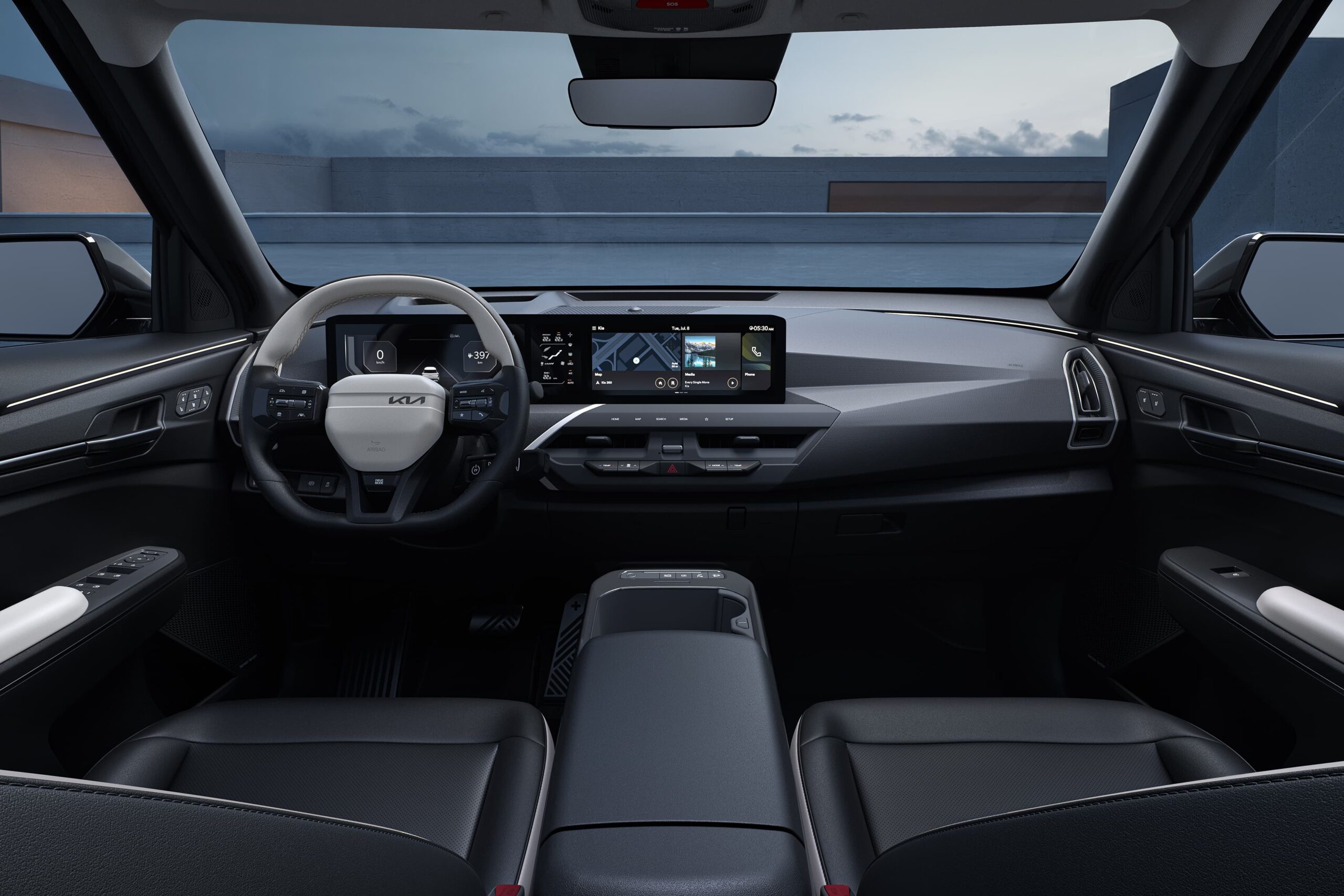 KIa EV5 GT-line Kia EV5 GT-line - Kommende model - MY26 - interiør