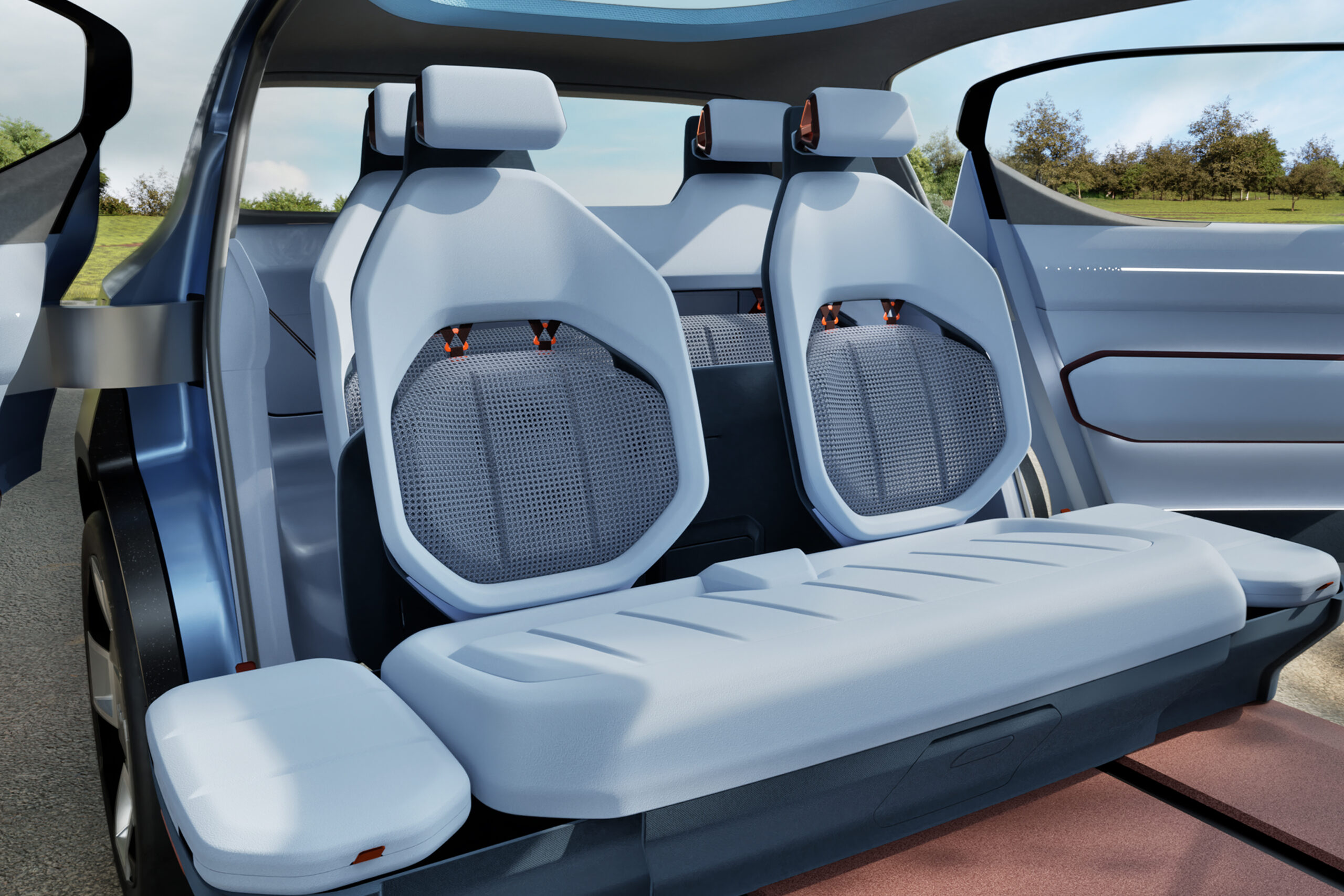 Kia EV2 - bagsæde Kia EV2 - bagsæde